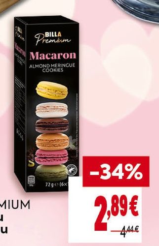 BILLA PREMIUM Макарони замразени 6 x 12 г