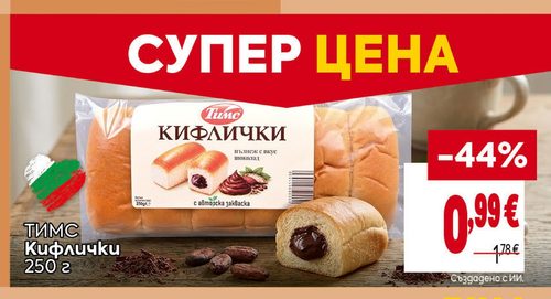 ТИМС Кифлички 250 г