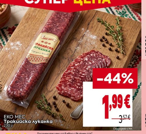 ЕКО МЕС Тракийска луканка 230 г