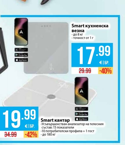 Smart кухненска везна - до 8 кг
